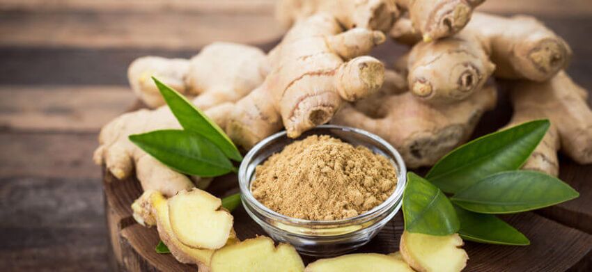 Ginger root to increase strength in men